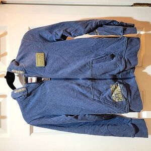Blue Levi Zip-Up Hoodie
